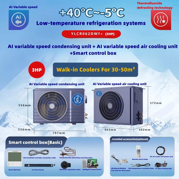 Walk-in Coolers for Cold Storage Room YLCR062DWf+3HP - Image 2