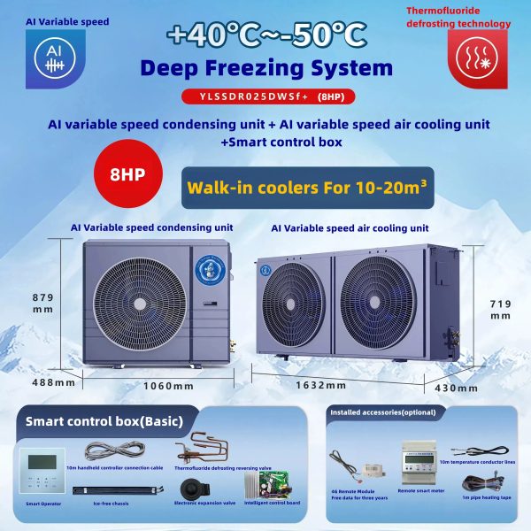 Walk-in Freezers Combo for Deep Freezing YLSSDR025DWf+ - Image 2